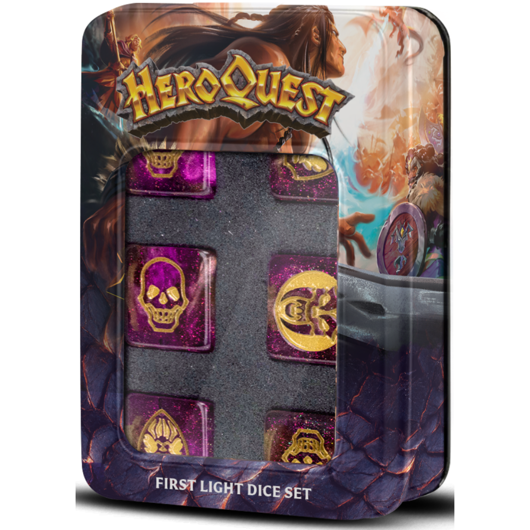 HEROQUEST FIRST LIGHT D6 DICE SET