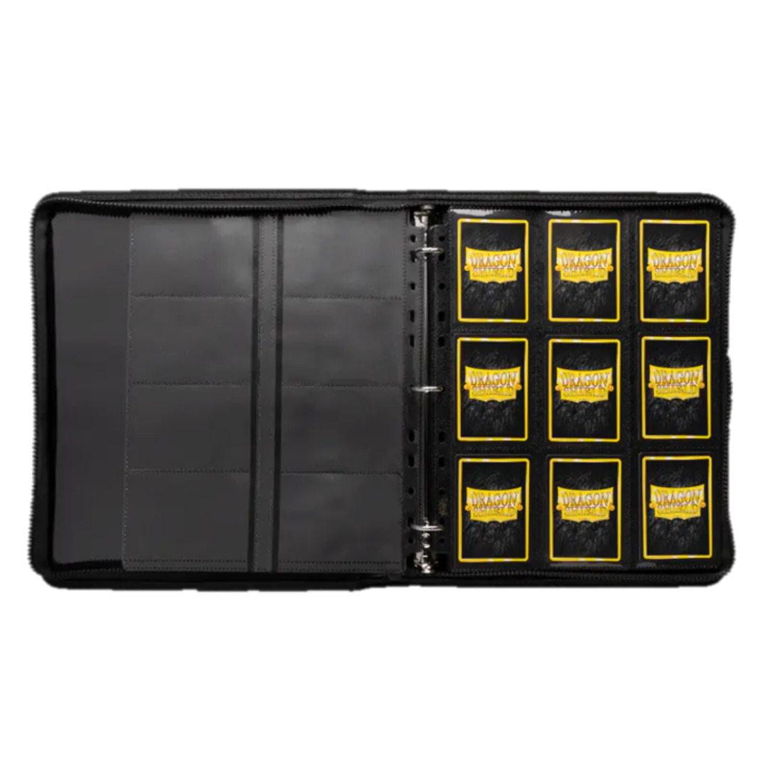 DRAGON SHIELD CARD CODEX ZIPSTER BINDER IRON GREY 9 POCKET