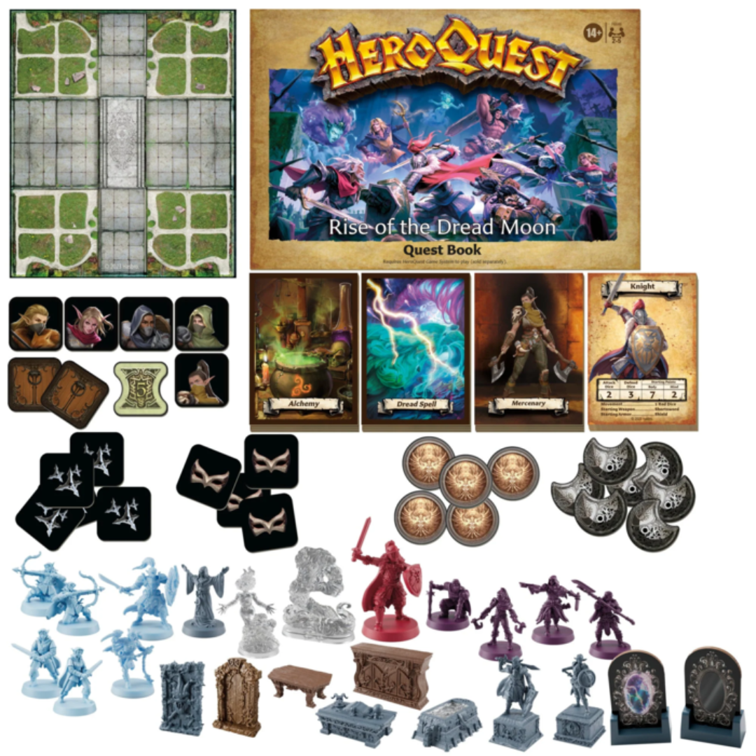 HERO QUEST RISE OF THE DREAD MOON EXPANSION