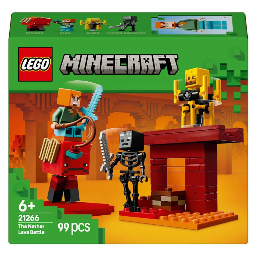 Lego 21266 Minecraft The Nether Lava Battle