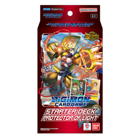 DIGIMON CG ST20 STARTER DECK PROTECTOR OF LIGHT