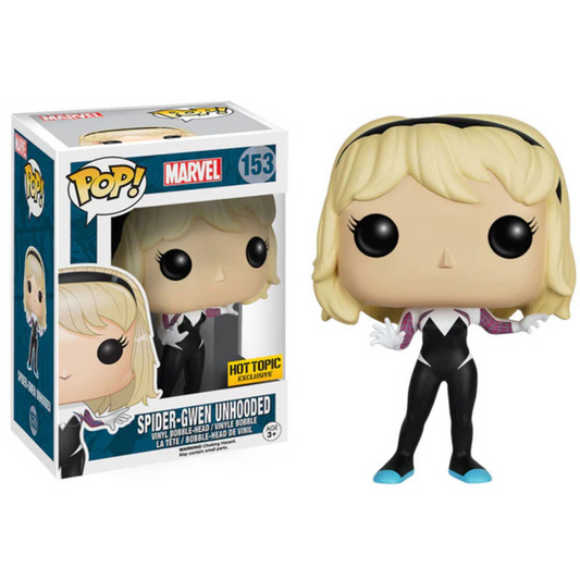 Funko Pop Marvel Spider-Gwen Unhooded 153 Hot Topic Exclusive