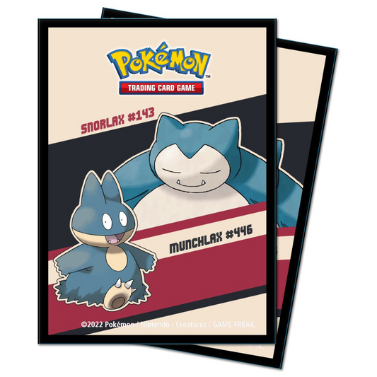 POKEMON SNORLAX & MUNCHLAX DECK PROTECTORS