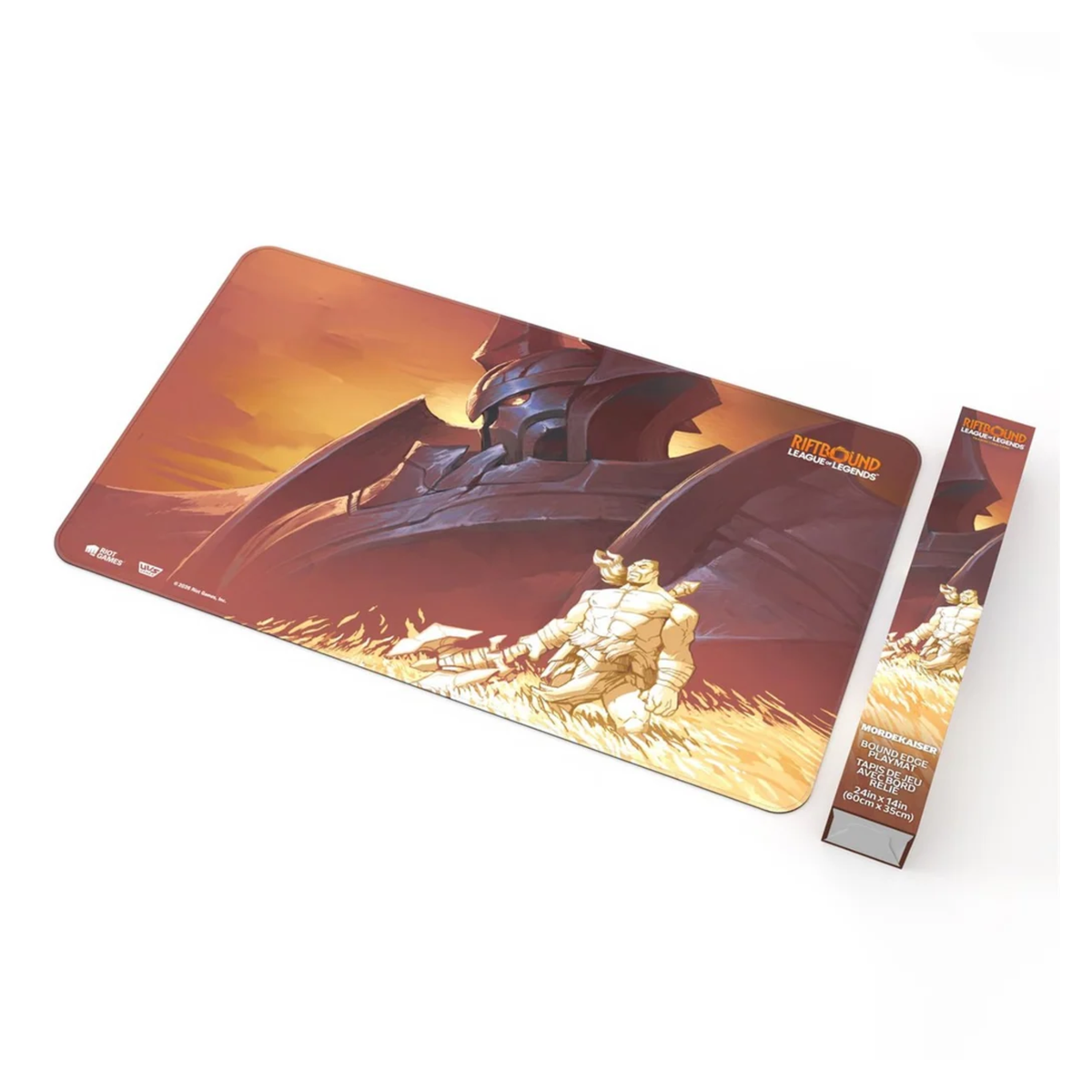 Mordekaiser Bound Edge Playmat - Riftbound TCG Radiance - League Of Legends