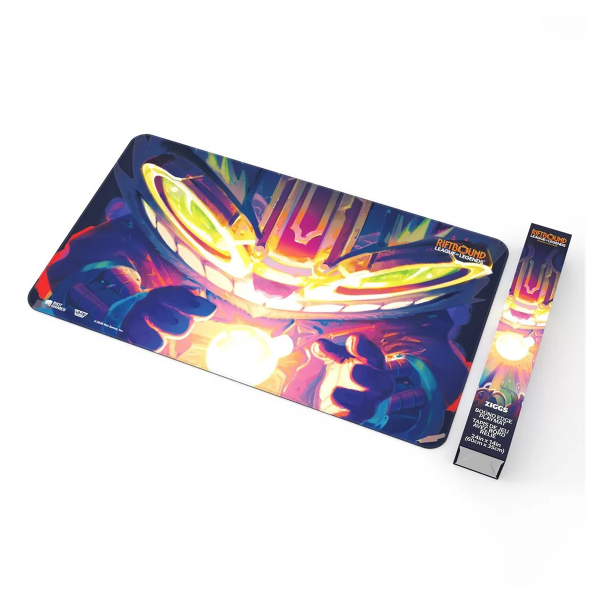 Ziggs Bound Edge Playmat - Riftbound TCG Radiance - League Of Legends