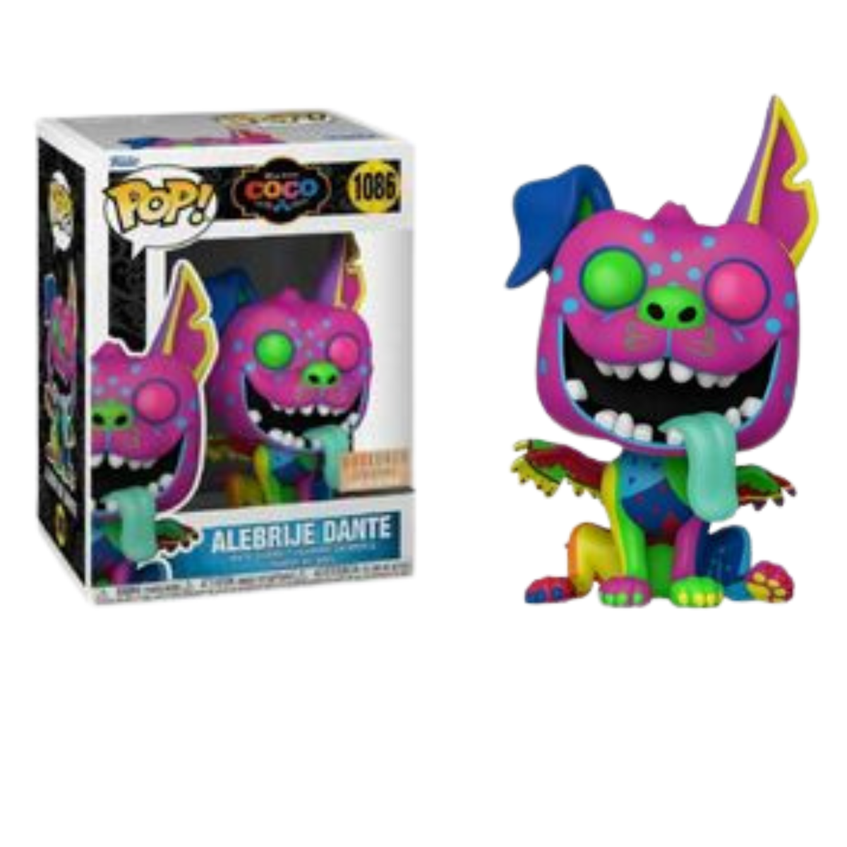 Funko Pop Disney Pixar Coco Alebrije Dante Box Lunch Glow in the Dark Exclusive 1086