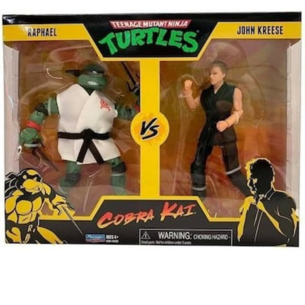 Playmates Teenage Mutant Ninja Turtles vs Cobra Kai Raphael vs John Kreese 81292