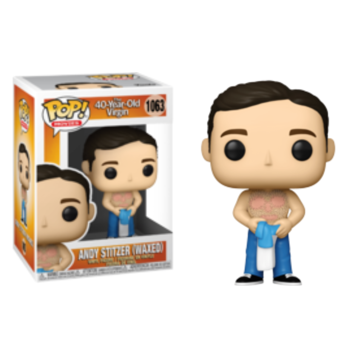 Funko Pop Movies The 40-year-old Virgin Andy Stitzer (waxed) 1063