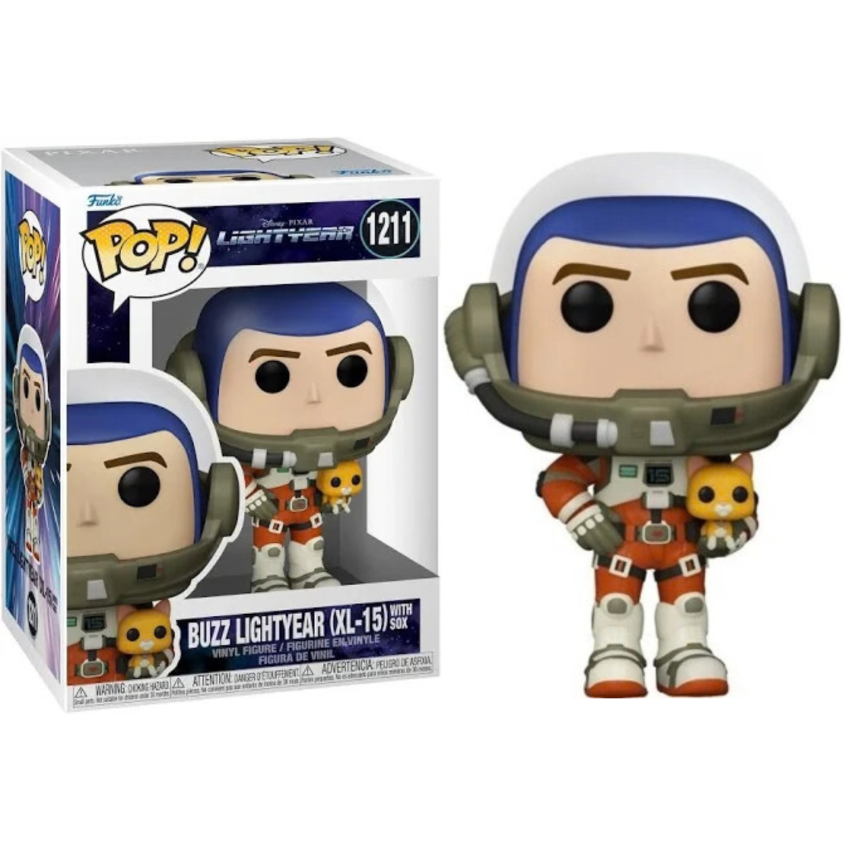 Funko Pop Lightyear Buzz Lightyear XL-15 with Sox 1211