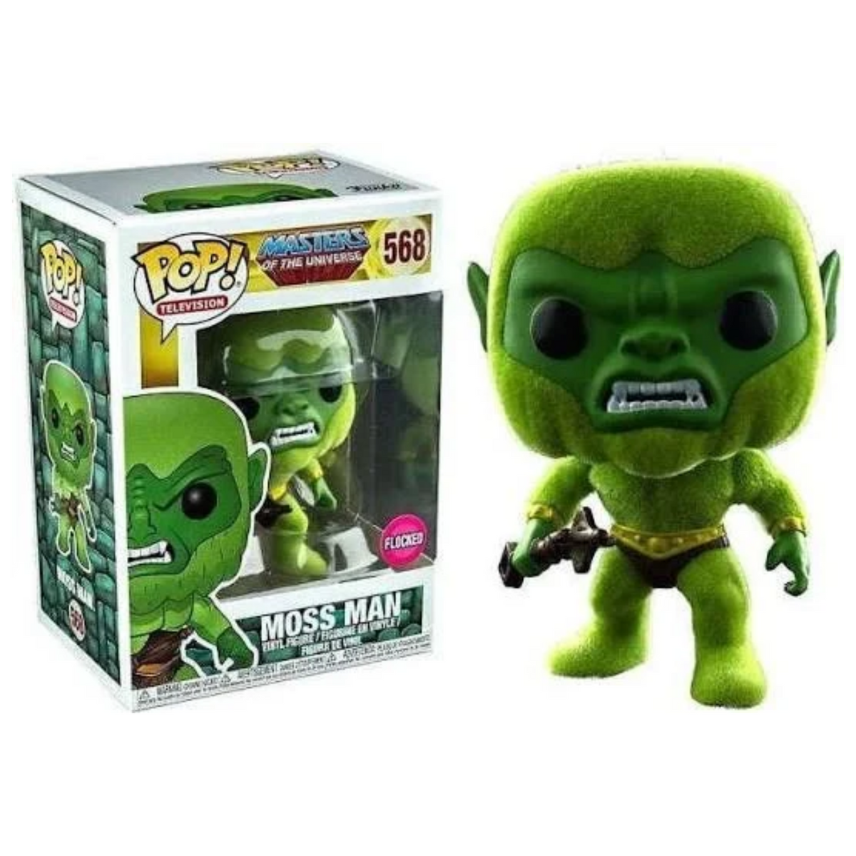 Funko Pop Masters of the Universe Moss Man 568 Flocked Toys-R-Us Exclusive
