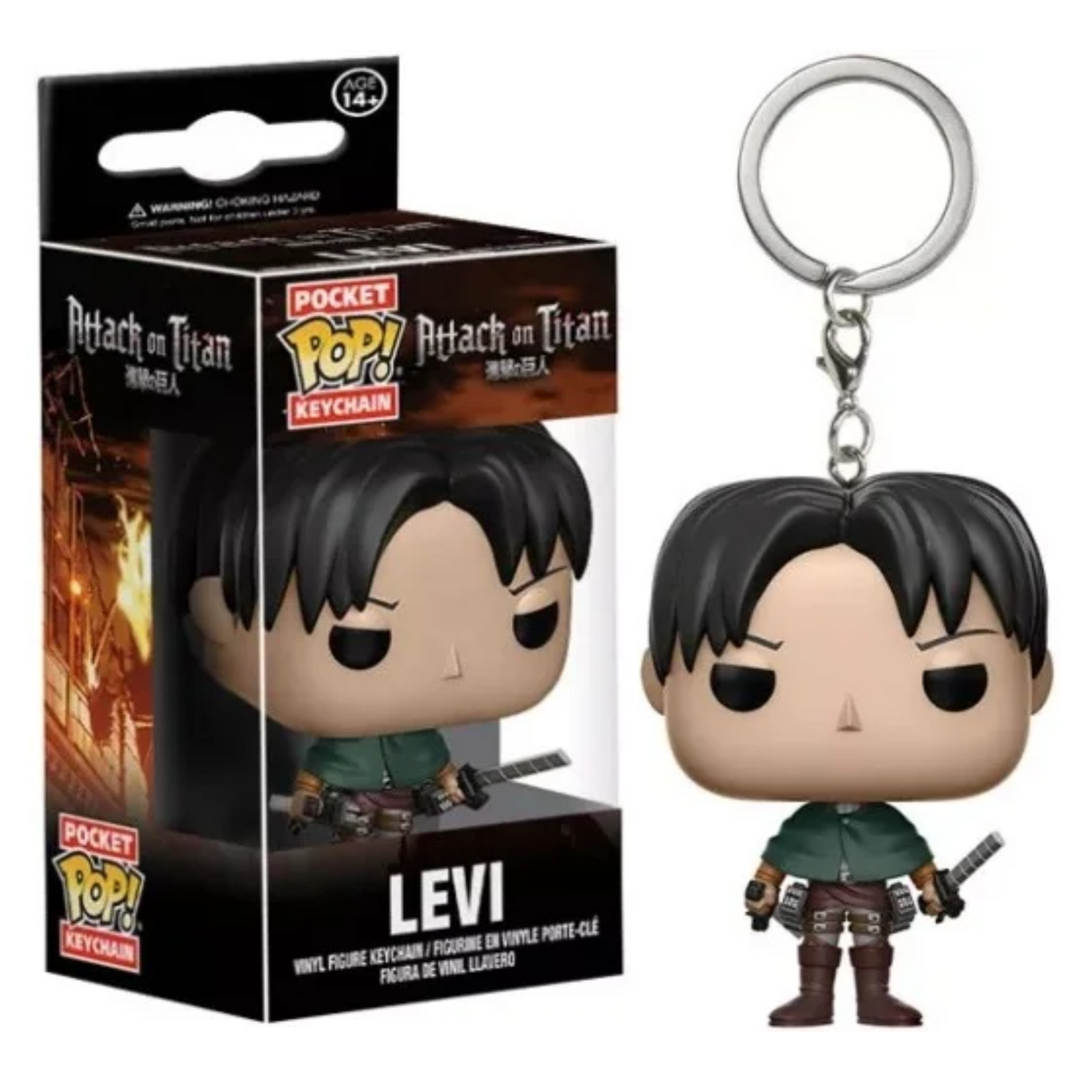 Funko Pocket Pop Keychain Attack on Titan Levi