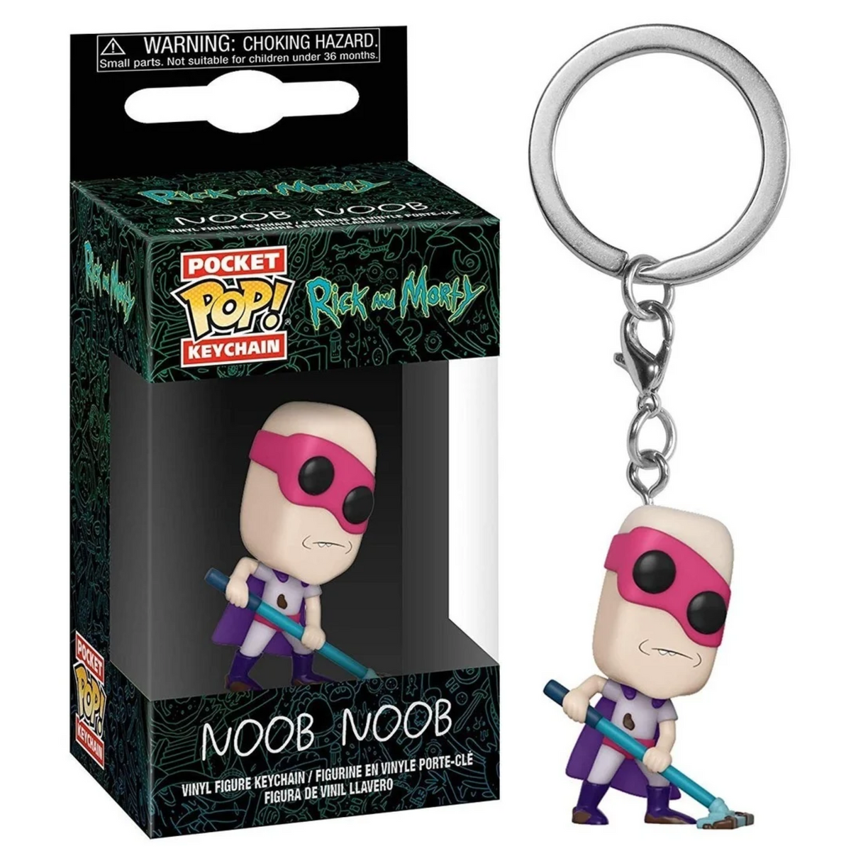 Funko Pocket Pop Keychain Disney Rick and Noob Noob