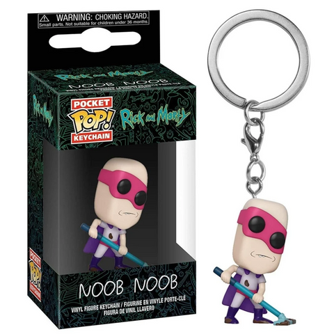 Funko Pocket Pop Keychain Disney Rick and Noob Noob