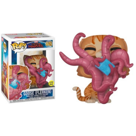 Funko Pop Marvel Captain Marvel Goose (Flerken) 445 GITD