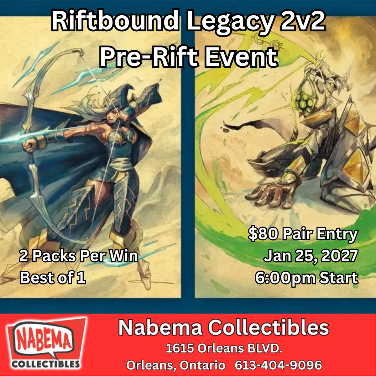 Riftbound Legacy 2v2 Pre-Rift Event Jan 25