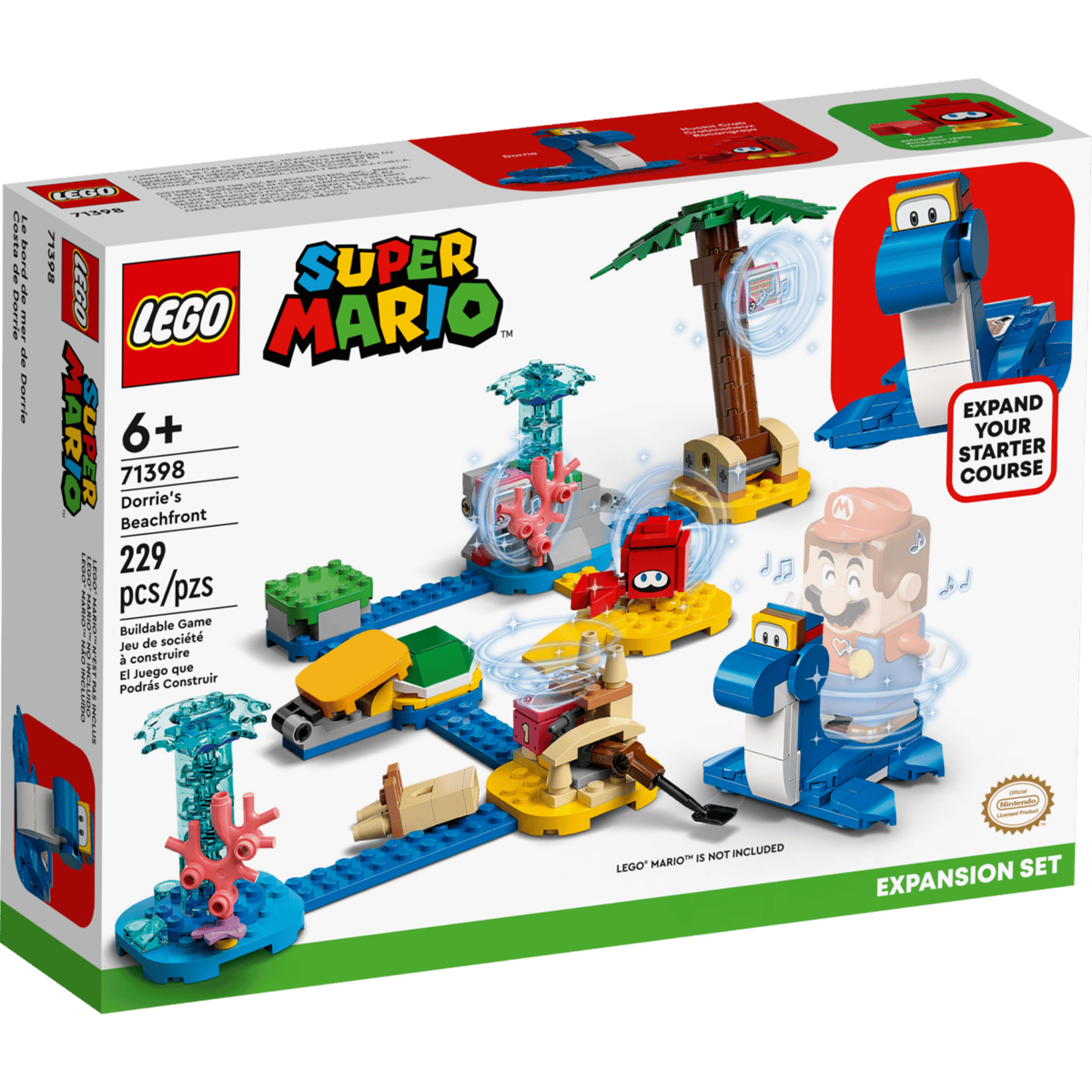 Lego Super Mario Dorrie's Beachfront Expansion 73198