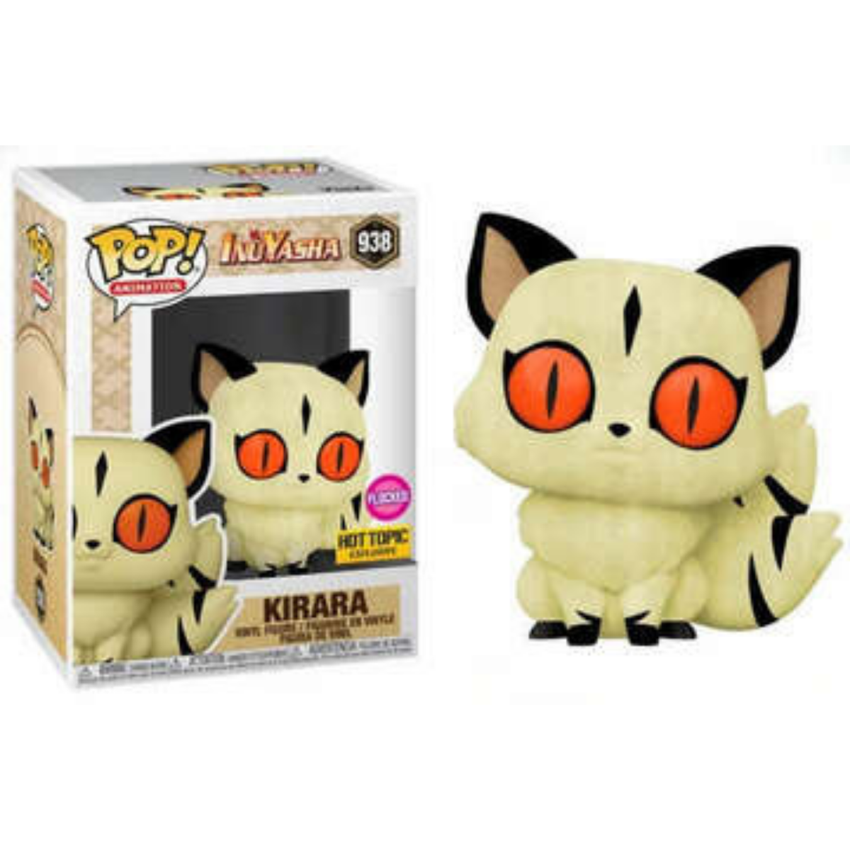 Funko Pop Anime Inuyasha Kirara Flocked Hot Topic Exclusive 938