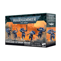 Games Workshop Warhammer 40k Space Marines Vanguard Veteran Squad With Jump Packs