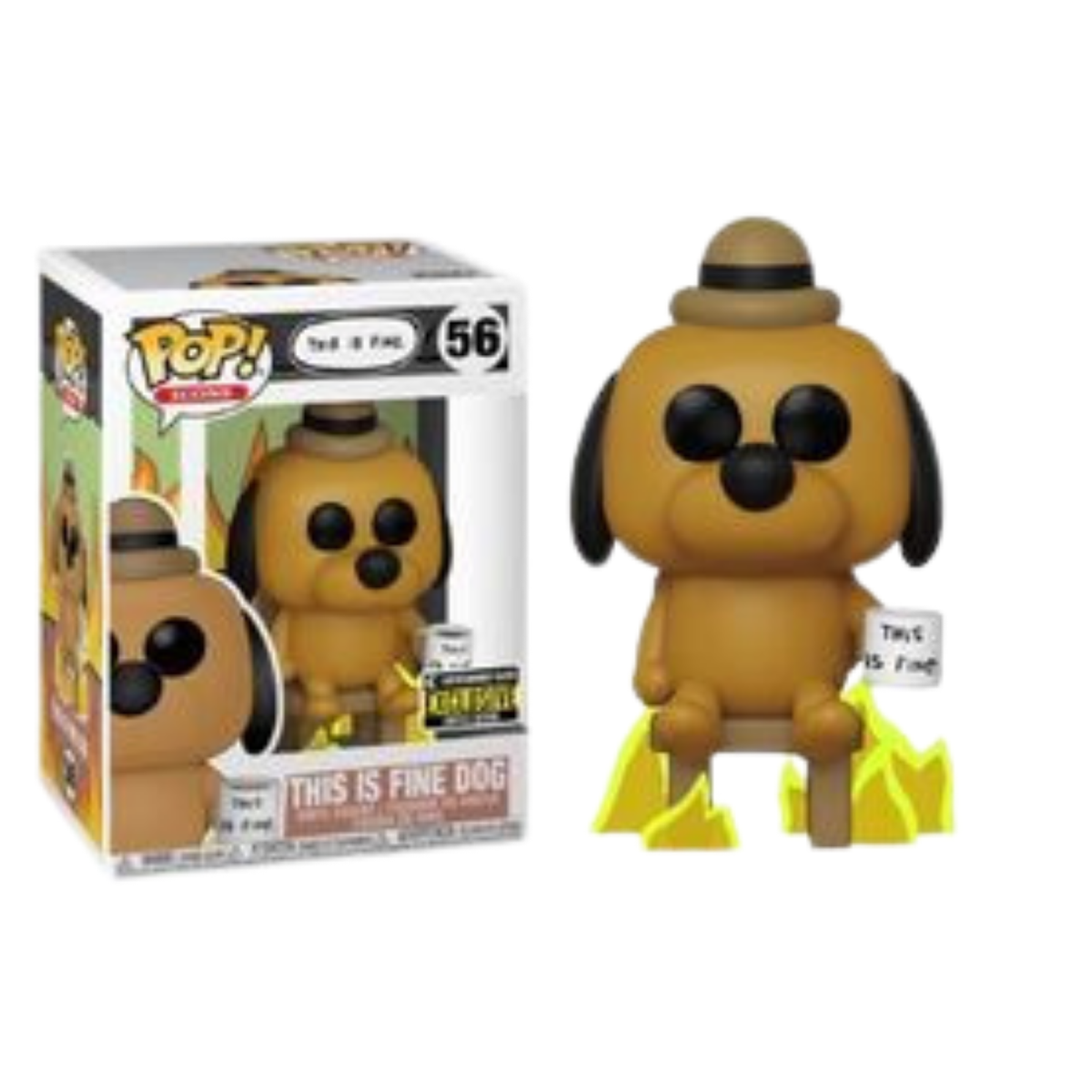 Funko Pop Icons This is Fine Dog Entertainment Earth 56