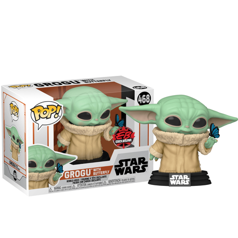 Funko Pop Star Wars Grogu with Butterfly 468