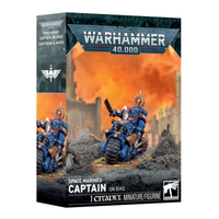 Games Workshop Warhammer 40k Space Marines Captain On Bike