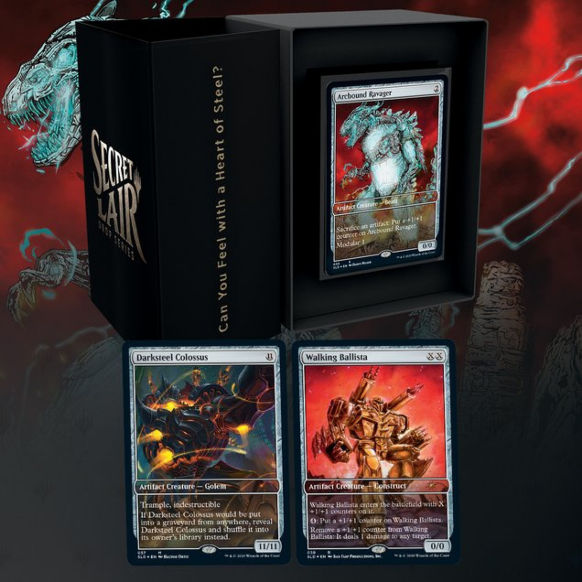 Magic the Gathering Secret Lair Drop Series Can You Feel with a Heart of Steel (Foil)