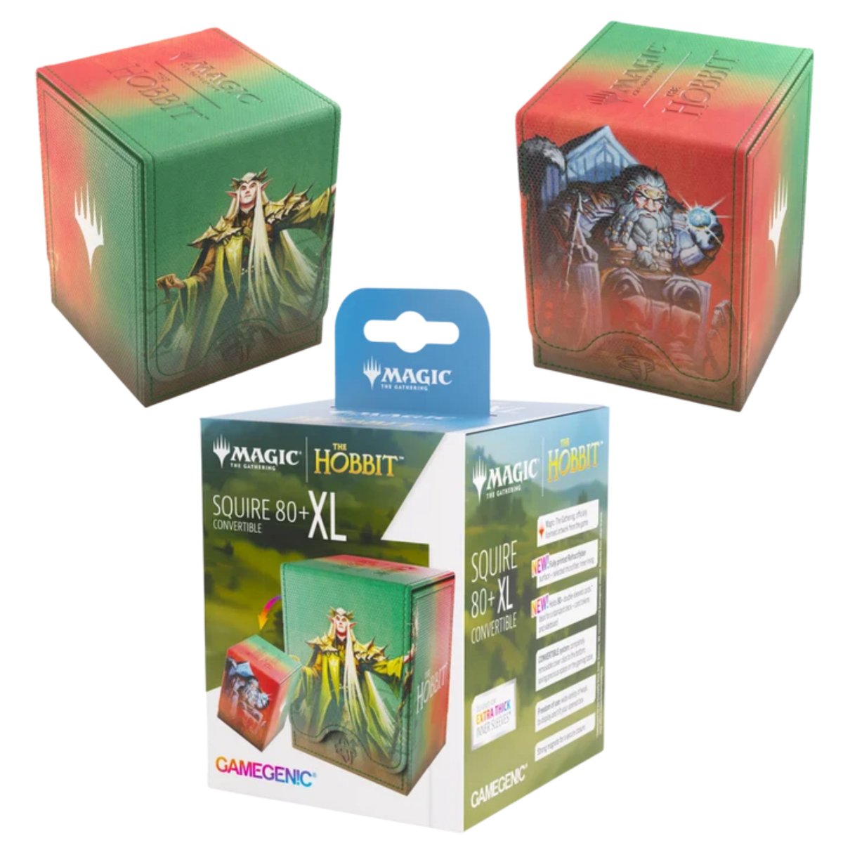 MTG Gamegenic Deckbox - Squire 80+ XL - The Hobbit - Thranduil, The Elvenking/The Mountain King