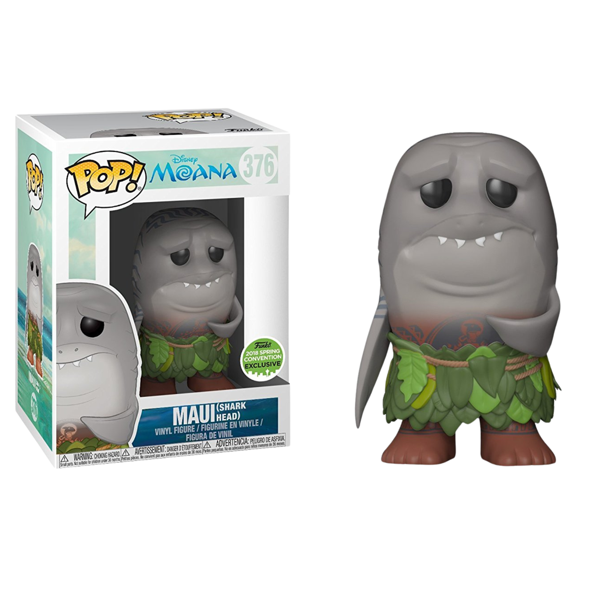 Funko Pop Disney Moana Maui (Shark Head) Spring Convention Exclusive 2018 376