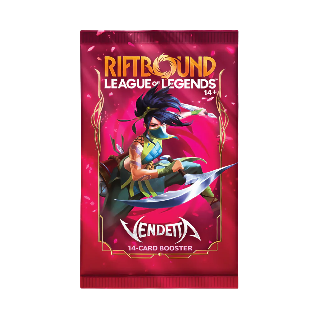 RIFTBOUND LEAGUE OF LEGENDS TCG VENDETTA BOOSTER PACK - 1 PACK