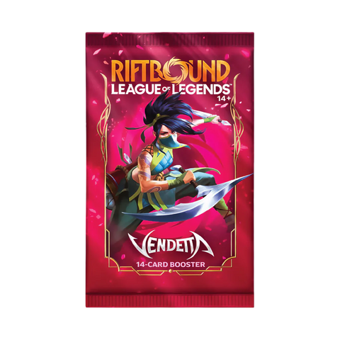 RIFTBOUND LEAGUE OF LEGENDS TCG VENDETTA BOOSTER PACK - 1 PACK