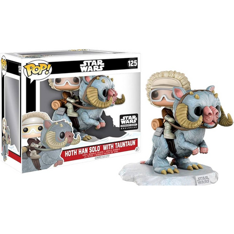 Funko Pop Star Wars Hoth Han Solo with Tauntaun 125 Smuggler's Bounty Exclusive