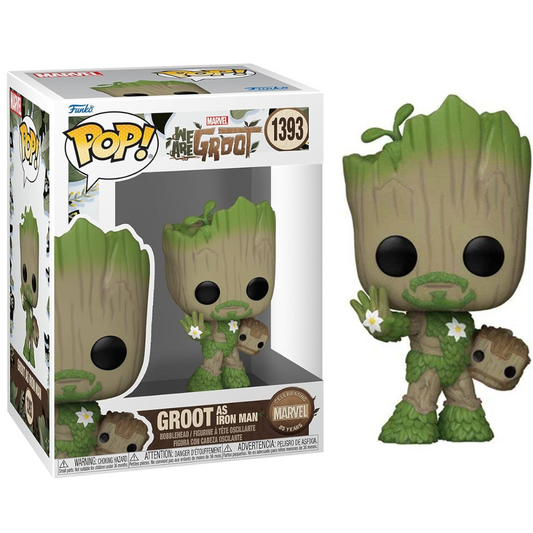 Funko Pop We Are Groot Groot as Iron Man 1393