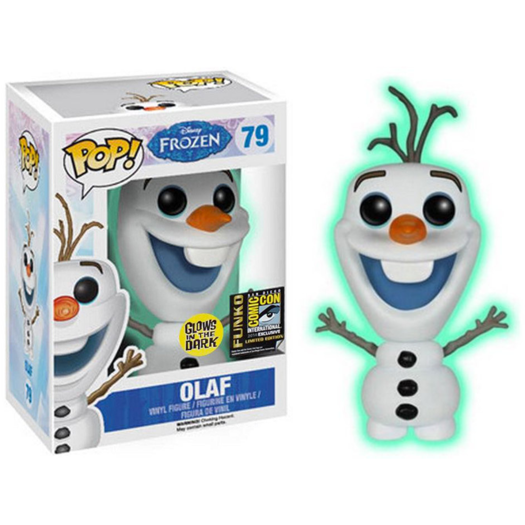 Funko Pop Disney Frozen Olaf 79 2014 Convention Exclusive GITD