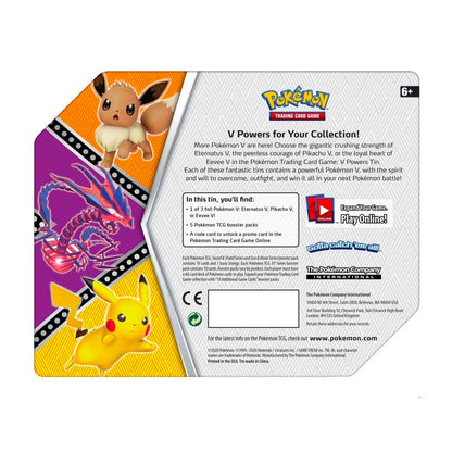 Pokemon V Powers Tin (Eevee V)