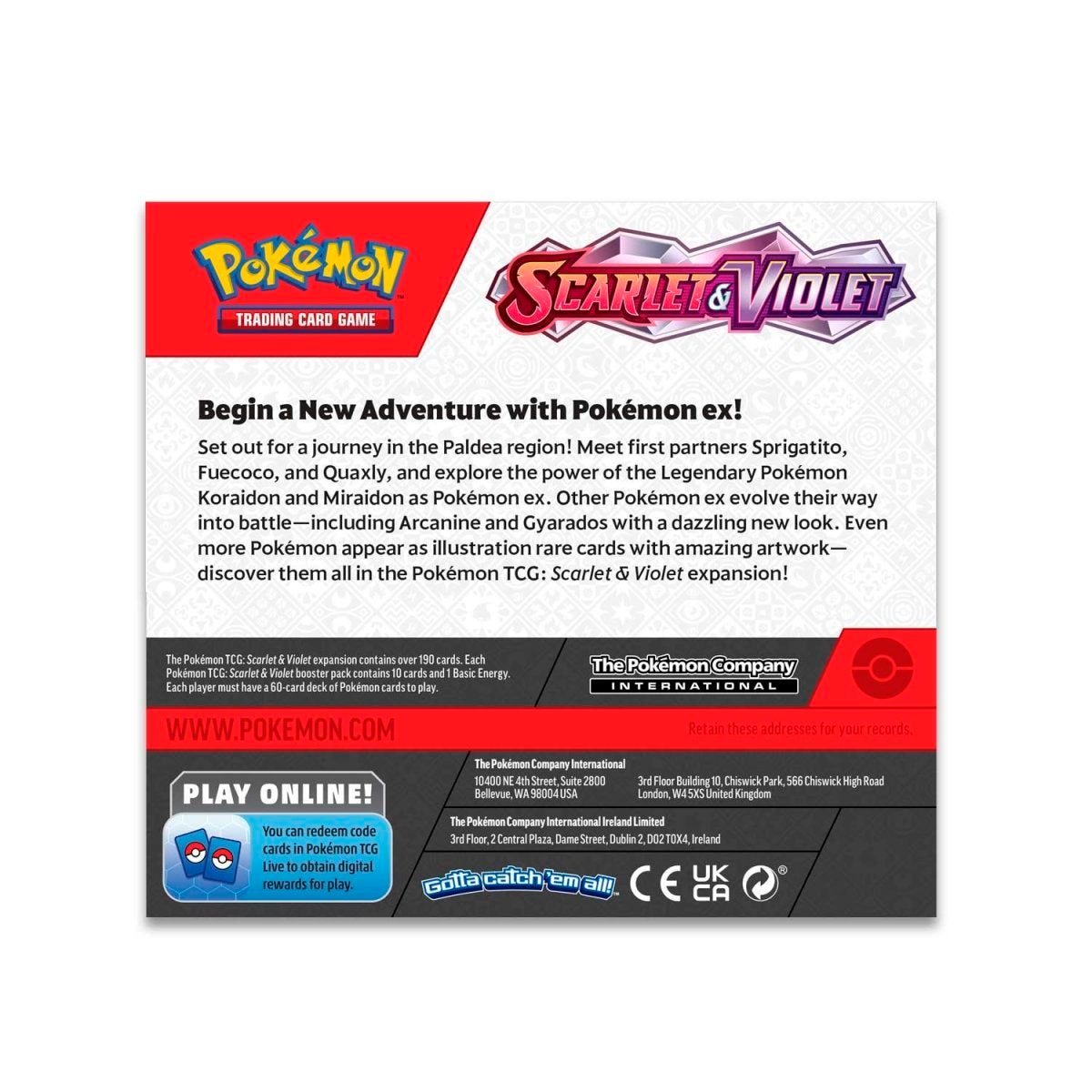 Pokemon Scarlet & Violet Booster Display Box (36 Packs)