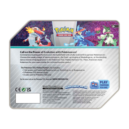 Pokemon Paldea Partners Tin (Meowscarada ex)