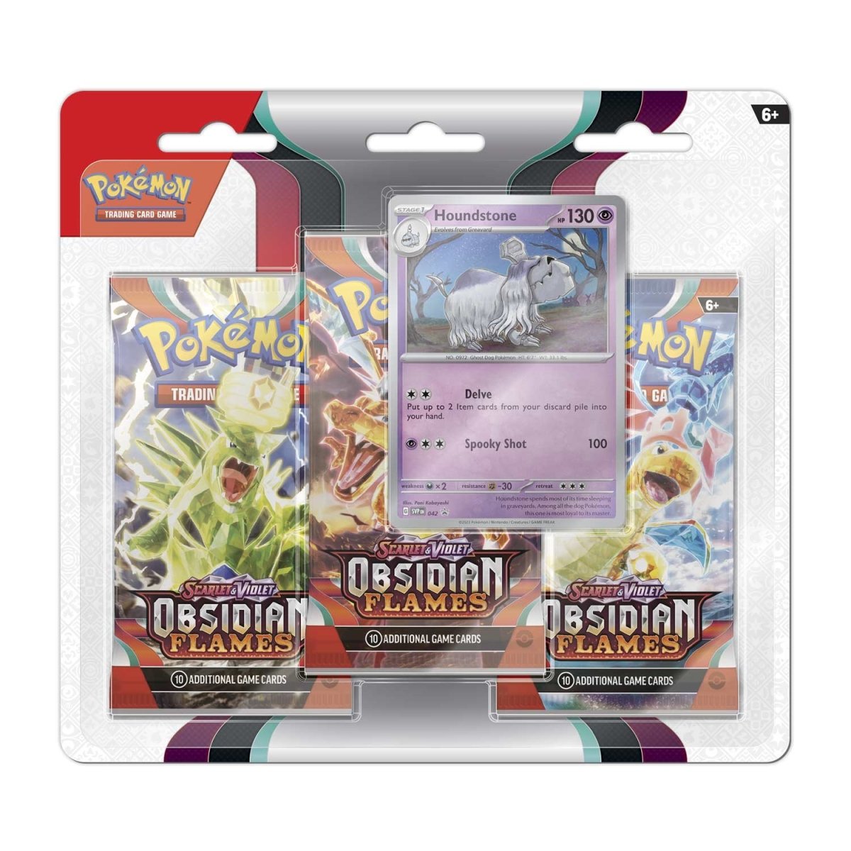 Pokemon Scarlet & Violet-Obsidian Flames 3 Booster Packs & Random Promo Card