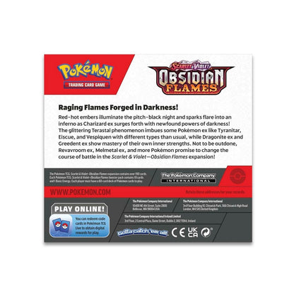 Pokemon Scarlet & Violet-Obsidian Flames Booster Display Box (36 Packs)