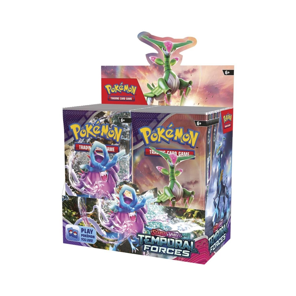 Pokemon Scarlet & Violet-Temporal Forces Booster Display Box (36 Packs)