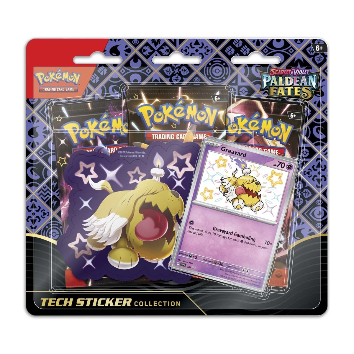 Pokemon Scarlet & Violet-Paldean Fates Tech Sticker Collection - Random Promo Card