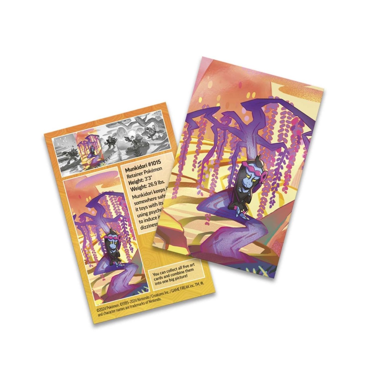 Pokemon Scarlet & Violet-Shrouded Fable Mini Tin (Munkidori)