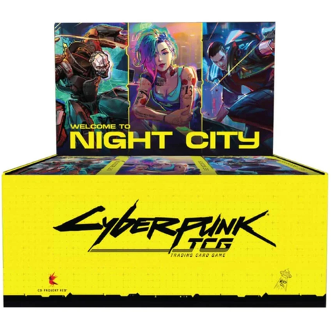 CYBERPUNK TCG: RETAIL BOOSTER DISPLAY WELCOME TO NIGHT CITY (Pre-Order)