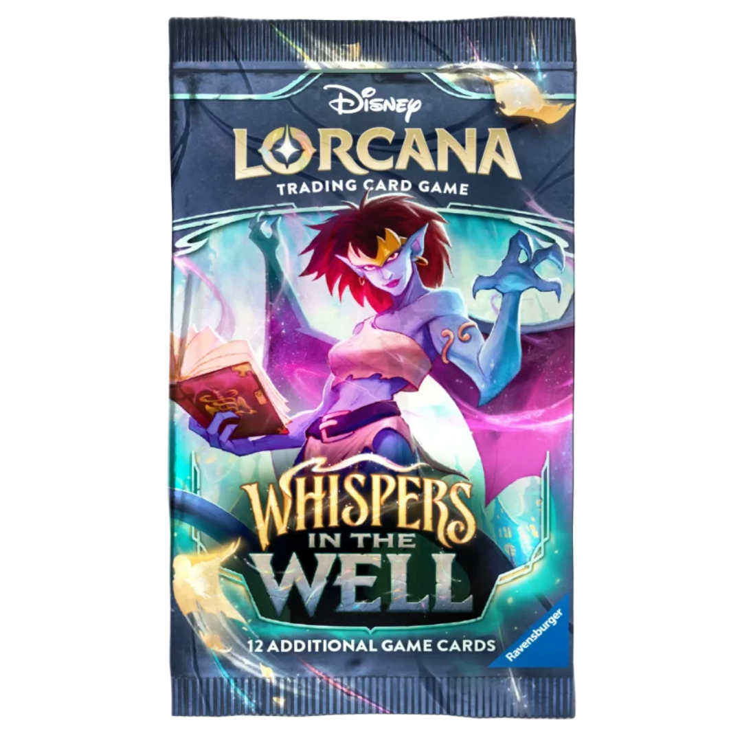 DISNEY LORCANA SET 10 WHISPERS IN THE  WELL BOOSTER PACK - 1 PACK