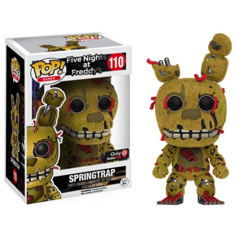 Funko Pop Games Five Nights at Freddy's FNAF Springtrap 110 Gamestop Exclusive
