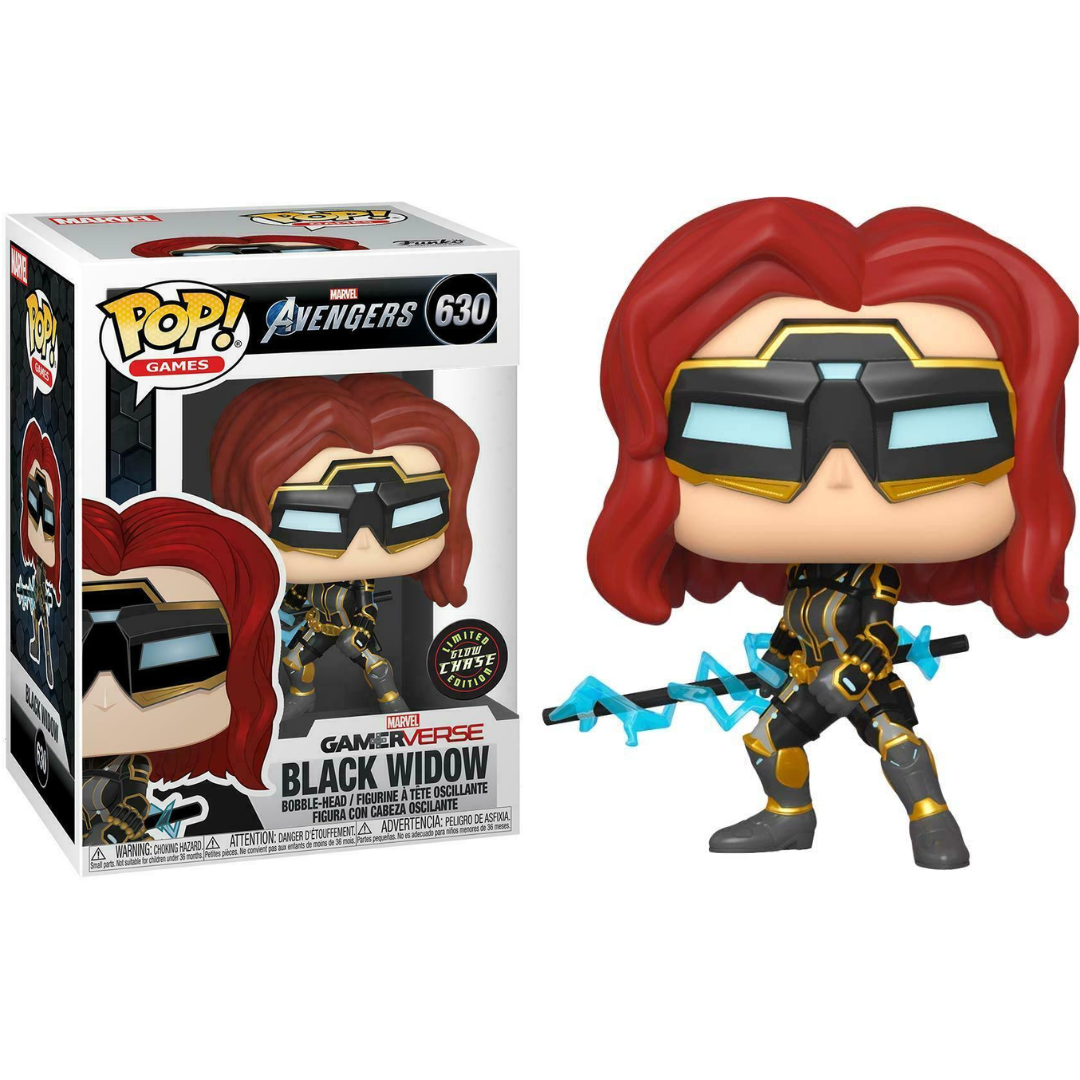 Funko Pop! Marvel Games Avengers Black Widow 630 Chase Gameverse