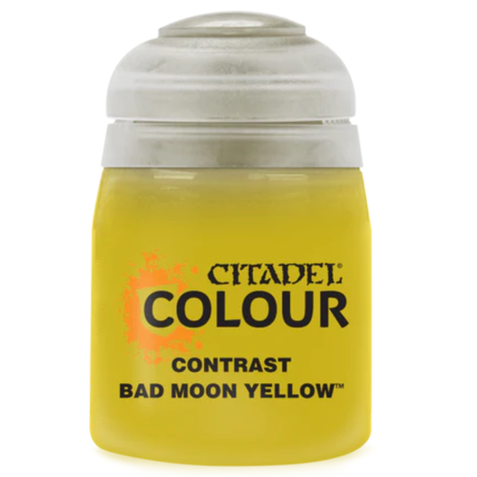 Games Workshop Warhammer Paint Citadel Contrast Bad Moon Yellow 18ML