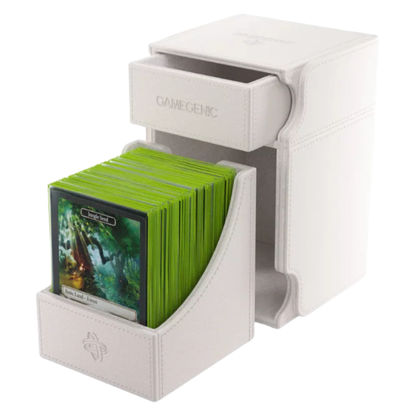 Gamegenic Trading Card Deck Box: Watchtower XL White (100ct)