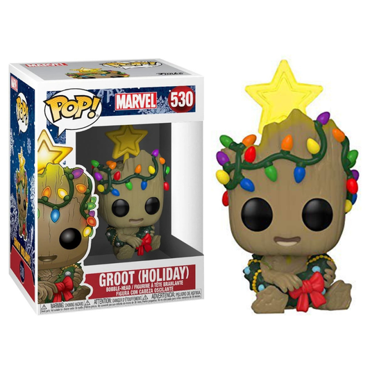 Funko Pop Marvel Groot (Holiday) 530