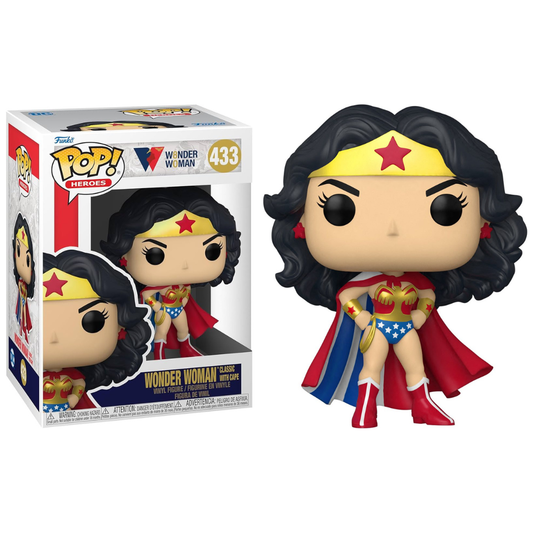 Funko Pop DC Comics Heroes Wonder Woman Classic with Cape 433
