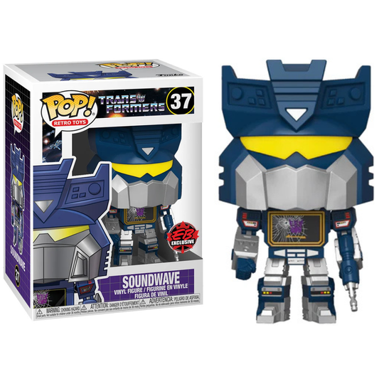 Funko Pop Retro Toys Transformers Soundwave 37 EB Games Exclusive